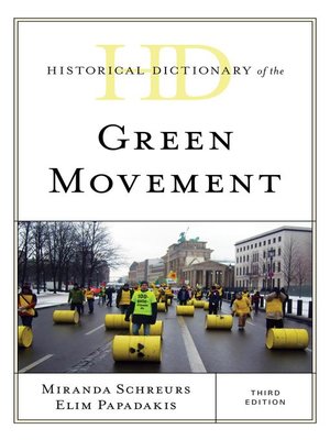 cover image of Historical Dictionary of the Green Movement
